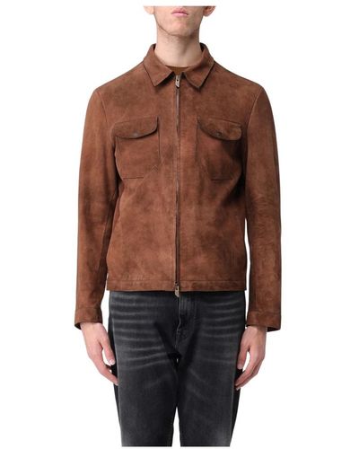 Salvatore Santoro Leather Jackets - Brown