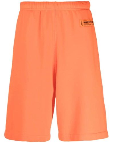 Heron Preston Casual Shorts - Orange
