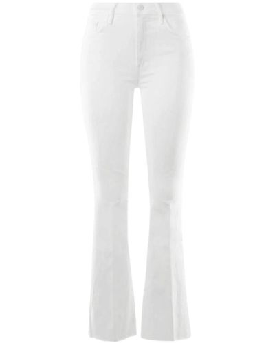 Mother Jeans the weekender fray fairest de todos - Blanco