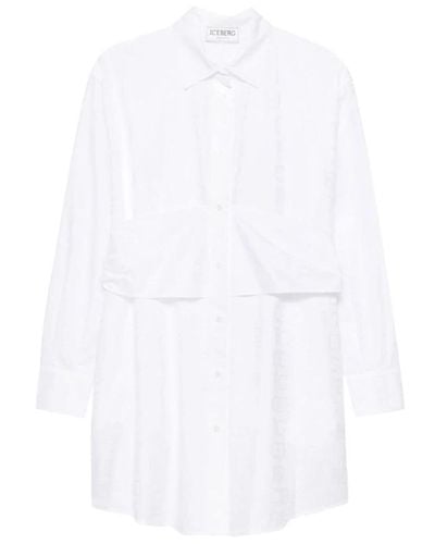 Iceberg Shirt Dresses - White