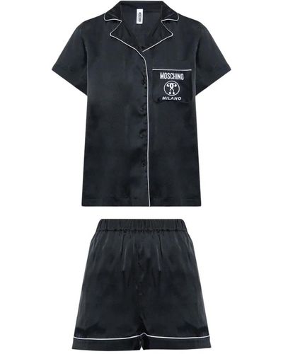 Moschino Zweiteiliger Pyjama - Schwarz