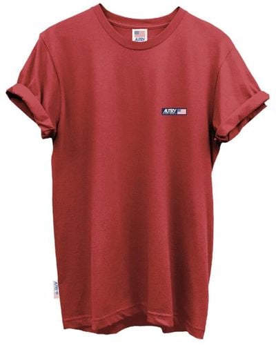 Autry Tsim401R es Herren T-Shirt - Rot