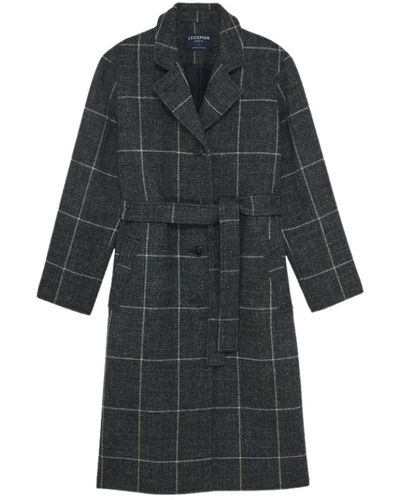 L'Exception Paris Coats > single-breasted coats - Noir