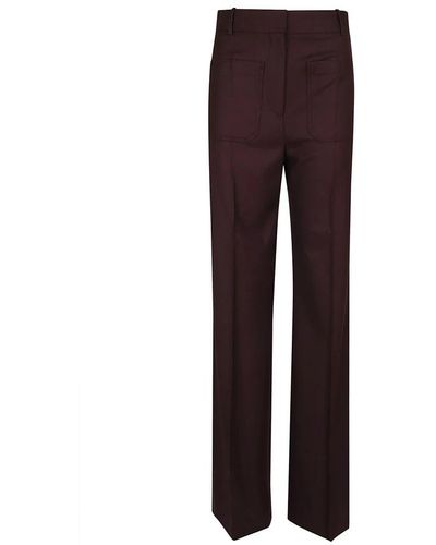 Victoria Beckham Wide Trousers - Brown