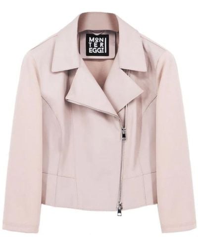 Montereggi Leather Jackets - Pink