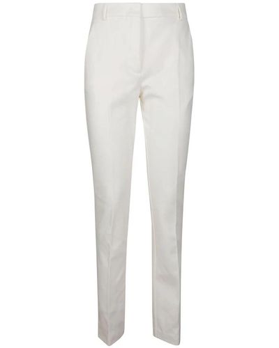 Sportmax Slim-Fit Trousers - White