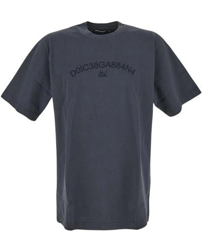 Dolce & Gabbana Baumwoll t-shirt - Blau