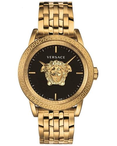 Versace Goldene edelstahl uhr - Mettallic