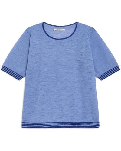 Maliparmi T-shirt summer linen - Blu