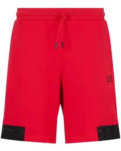 EA7 Casual Shorts - Red