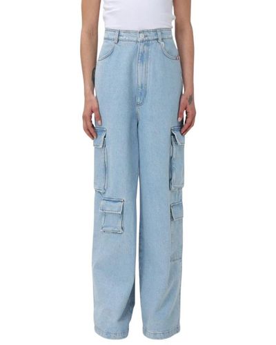 AMISH Wide Jeans - Blue