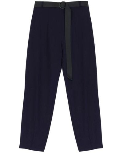 Imperial Cropped Trousers - Blue