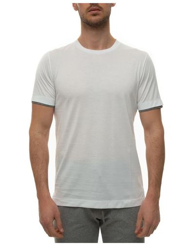Canali T-Shirts - Gray