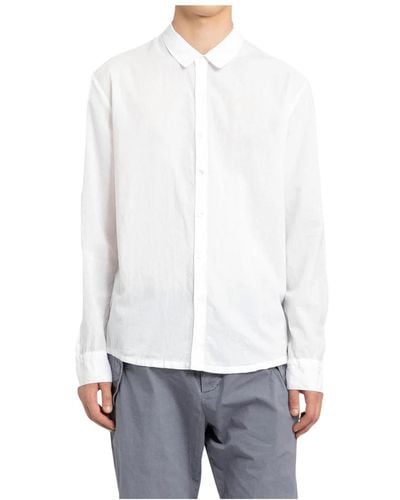 James Perse Shirts,klassisches baumwollhemd,klassisches aura pigment hemd - Weiß