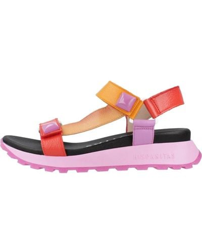 Hispanitas Schicke flache sandalen,stilvolle flache sandalen für den sommer - Pink