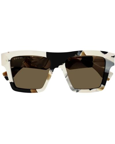 Gucci Multicolor sonnenbrille reace gg1623s 002 - Weiß