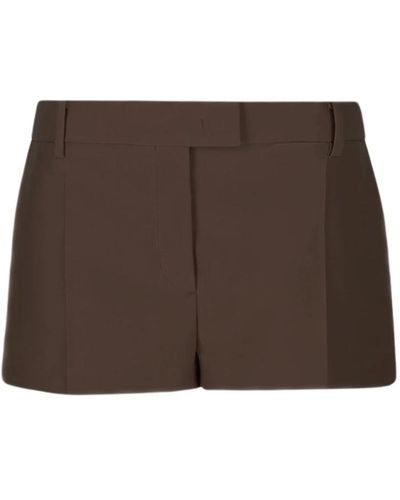 Valentino Braune polyester shorts ss22