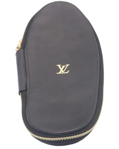 Mocassins hommes authentiques Louis Vuitton en daim noir taille 9,5 logo  luxe en guc