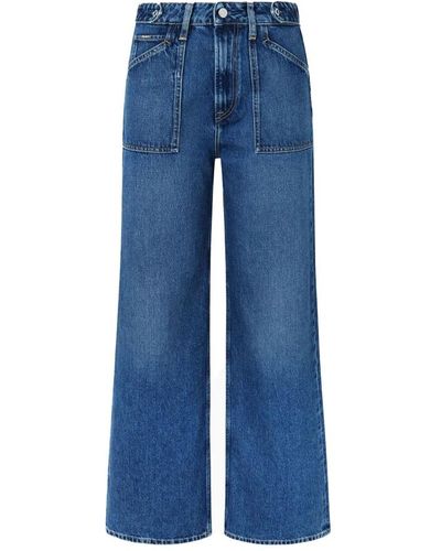 Pepe Jeans Jeans > wide jeans - Bleu