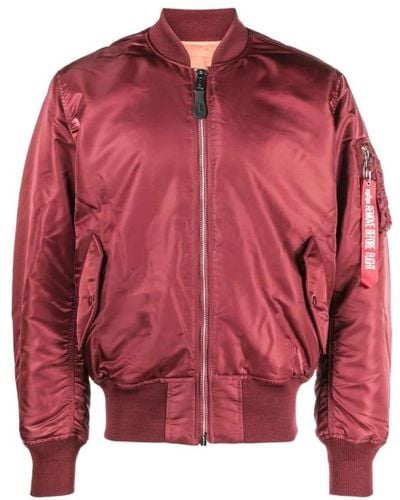 Alpha Industries Bomber Jackets - Red