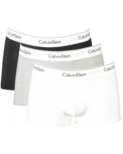 Calvin Klein Stretch logo boxershorts - tripack - Weiß