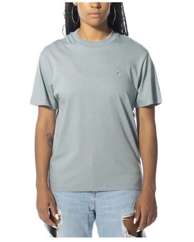 Carhartt Camiseta de manga corta para mujer casey - Azul