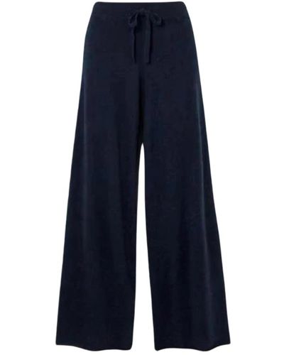 Lisa Yang Trousers > wide trousers - Bleu