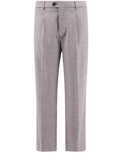 Amaranto Trousers > suit trousers - Gris