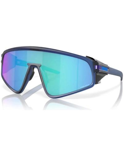Oakley Blaue multicolor sonnenbrille latch panel,latch panel sonnenbrille grau prizm ruby