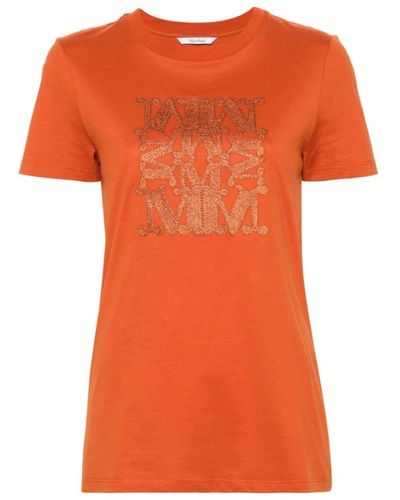 Max Mara T-Shirts - Orange