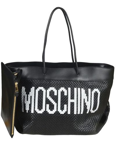 Moschino Stilvolle taschen kollektion - Schwarz