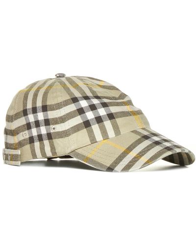 Burberry Check-print baseball cap - Mehrfarbig