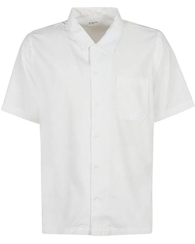 Universal Works Short Sleeve Shirts - White
