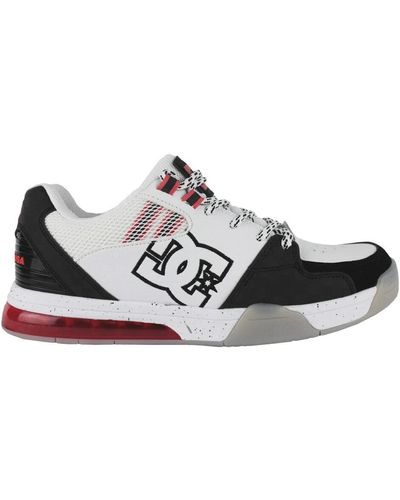 DC Shoes Sneakers in pelle premium con logo ricamato - Marrone