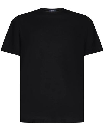 Herno Schwarze t-shirts und polos