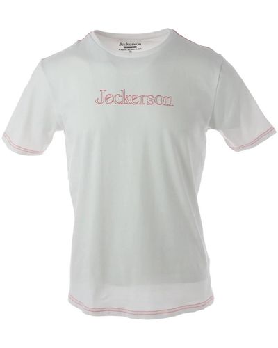 Jeckerson Tops > t-shirts - Gris