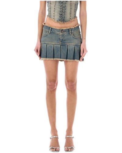 MISBHV Denim Skirts - Blue