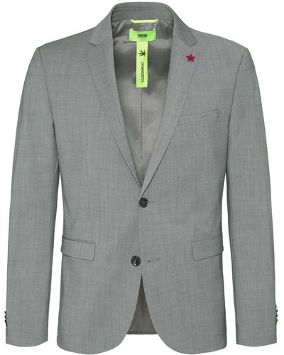 Cinque Elegante slim-fit powerstretch blazer a 2 bottoni - Grigio