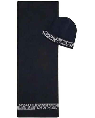 Armani Exchange Winter Scarves - Black