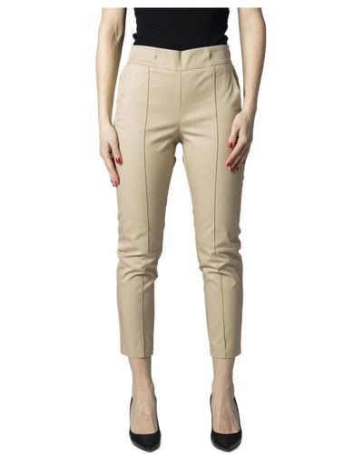 Sandro Ferrone Cropped Pants - Natural