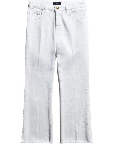 Fay Loose-fit jeans - Blanco