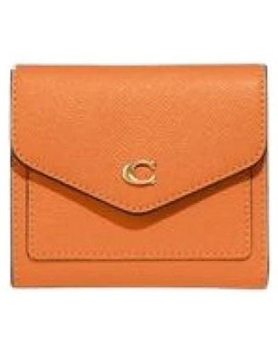 COACH Sonnenne leder brieftasche - Orange