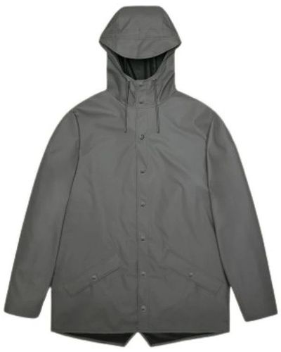 Rains Jacket -gray Show - Grey
