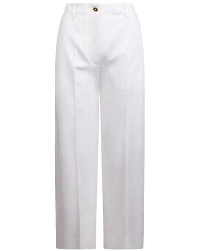 Patou Wide Trousers - White