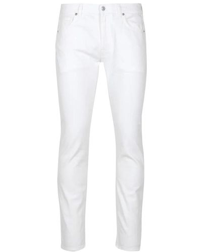 Mauro Grifoni Slim-fit jeans - Weiß