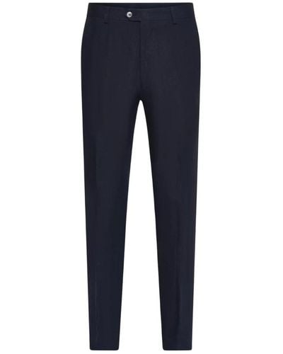 Oscar Jacobson Suit Trousers - Blue
