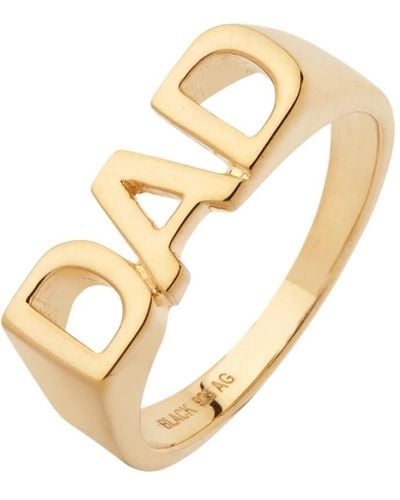 Maria Black Goldener dad ring - stilvolles accessoire für modebewusste frauen - Mettallic