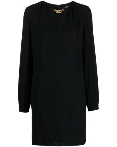 Ralph Lauren Short Dresses - Black