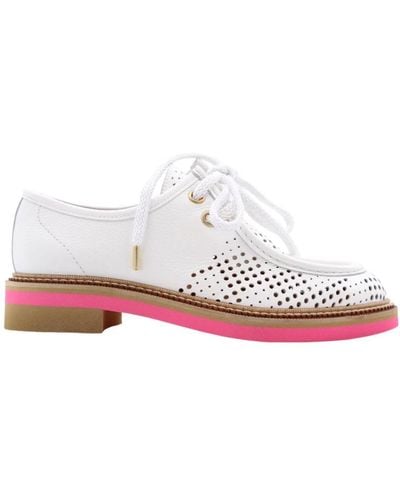 Pertini Shoes > flats > laced shoes - Blanc
