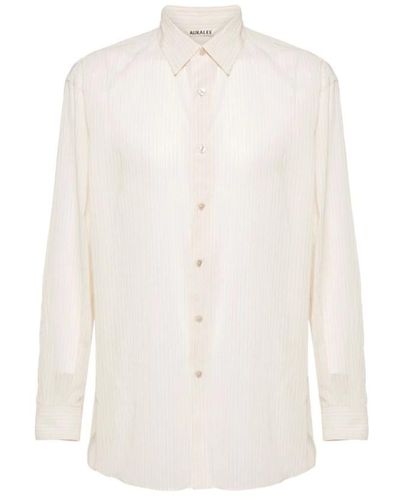 AURALEE Shirt - Bianco
